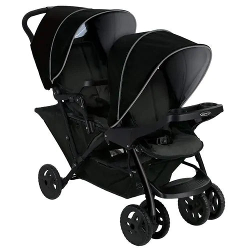 Graco Black Grey Stadium Duo Tandem Stroller Clearance Baby