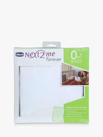 Chicco Next 2 Me Forever Terry Cloth Mattress Protector, White (Clearance)