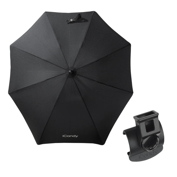 iCandy Peach Parasol & Clamp - Black (Sale)