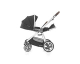 (BabyStyle) Oyster3- Caviar/Mirror Stroller + CAR SEAT Travel System ( JANUARY SALE)